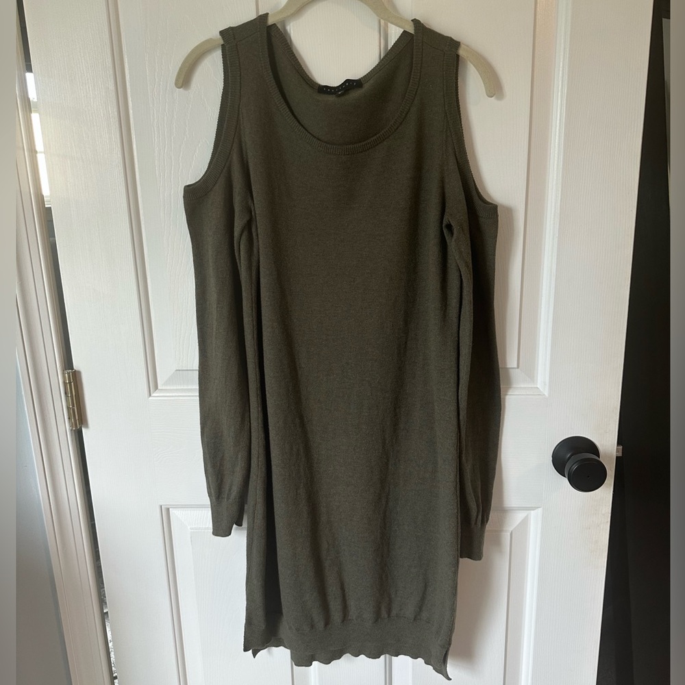 Sanctuary Olive Green Sweater Dress
